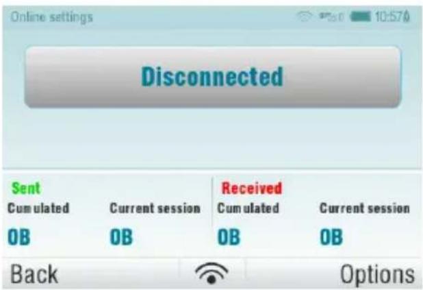 Camos Fleet 10 - Réglages>Réglages en ligne - 1