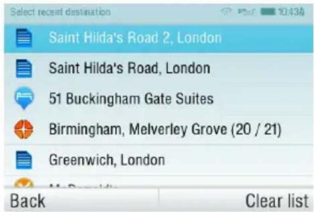 Camos Fleet 10 - Rechercher/naviguer> Historique - 1