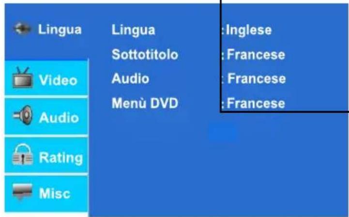 PROLINE DVDP763W - - Impostazione Lingua - 1