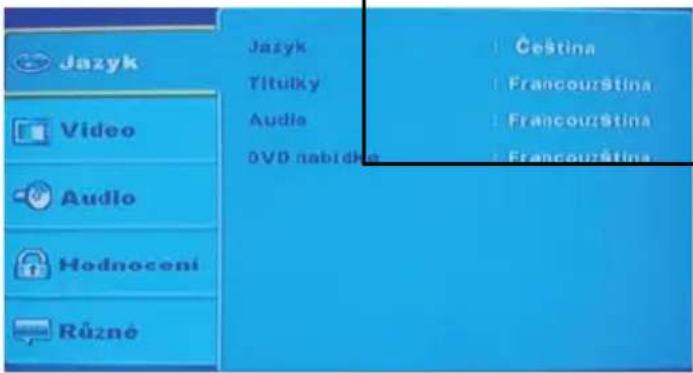 PROLINE DVDP763W - Language Setup (Nastaveni jazyku) - 1