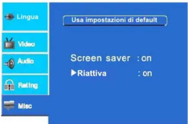 PROLINE DVDP763W - - Impostazione Misc - 1