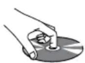 PROLINE DVDP770 - Een disk hanteren - 1