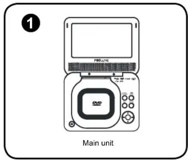 PROLINE DVDP770 - PACKAGE CONTENTS - 1