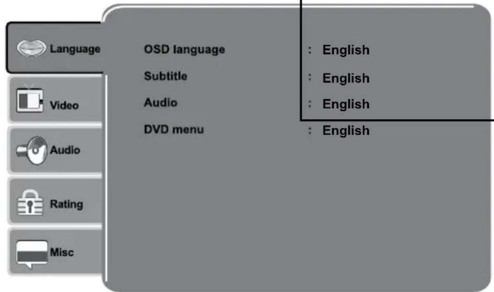 PROLINE DVDP770 - SETUP - 2