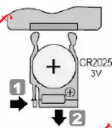 PROLINE DVDP39 - De batterij van de afstandsbediening inzetten - 1