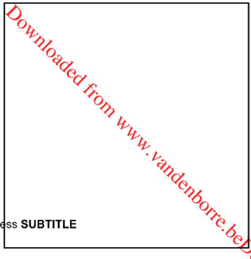Downloaded from www.vandenborre.be ess SUBTITLE