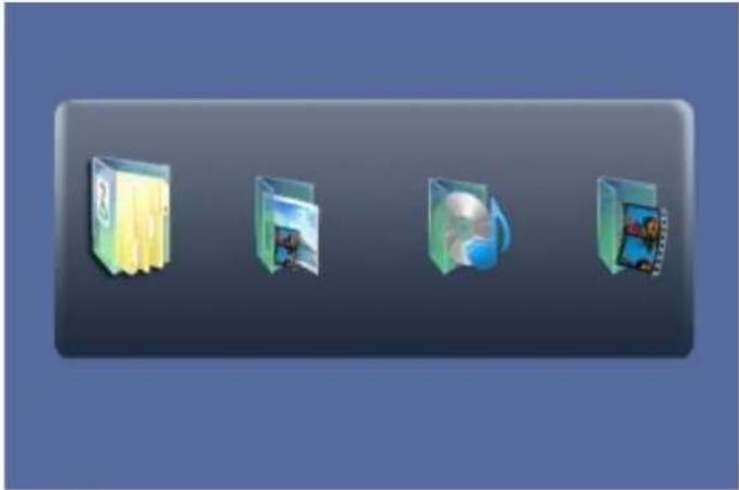 LOGICOM DJIX PVS 70259LDP Digital - MENU PRINCIPALE POUR CARTE SD/MMC ET USB - 1