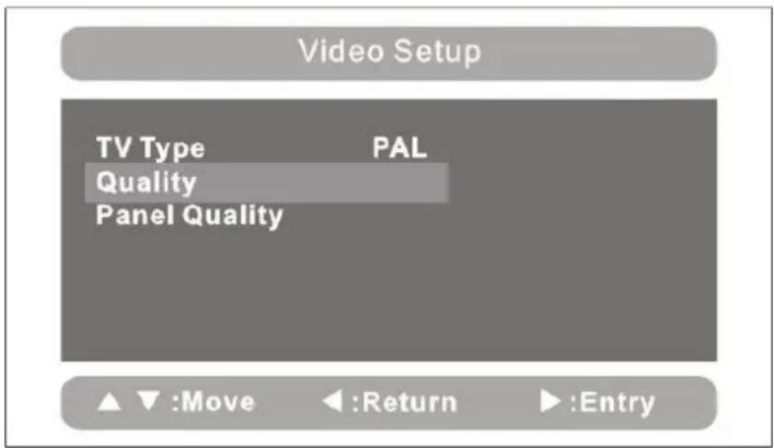 LOGICOM DJIX PVS 70259LDP Digital - REGLAGE DE LA QUALITE DES ECRANS - 1