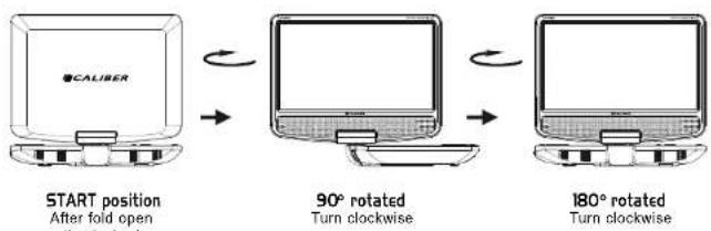 CALIBER MPD109 - Rotatable screen - 1