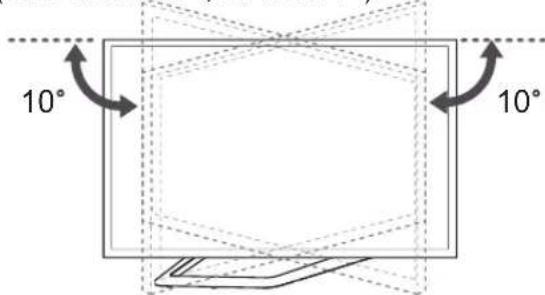 LG 32LA620S - Regolazione dell'angolazione del teilevisore per una migliorie visione - 2