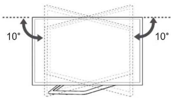 LG 32LA620S - Ajustar o ângulo da TV para se adequar à sua perspectiva - 2