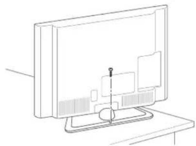 LG 32LA620S - Fixar a TV numa mesa - 1
