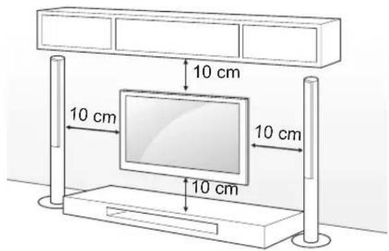 LG 32LA620S - Aan een muur monteren - 1