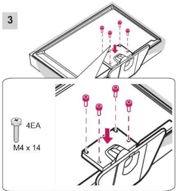 LG 32LA620S - Attaching the stand - 12