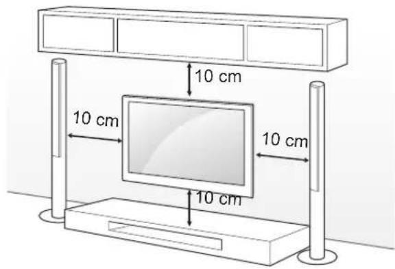 LG 32LA620S - Montaje en una pared - 1