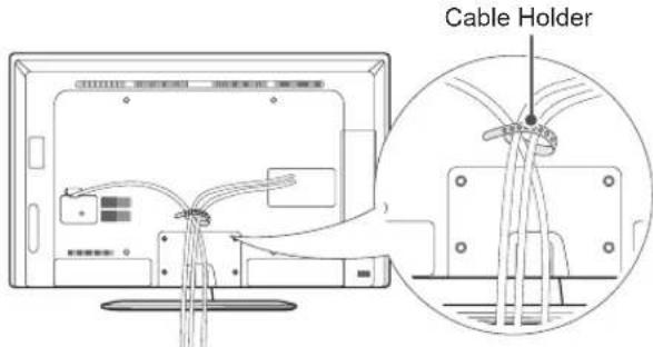 LG 32LA620S - Tidying cables - 3