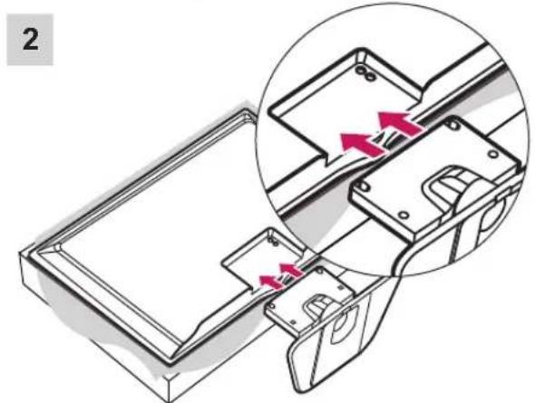 LG 32LA620S - Attaching the stand - 11