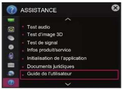 LG 55UF695V - Utilisation du GUIDE de l'utilisateur - 1