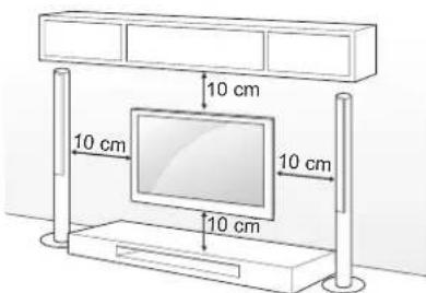 LG 55UF695V - Mounting on a wall - 1