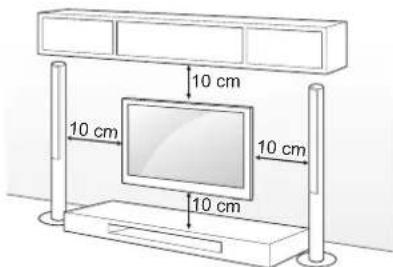 LG 55UF695V - Montaggio a parete - 1