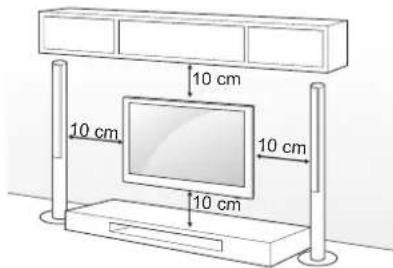 LG 55UF695V - Montaje en una pared - 1