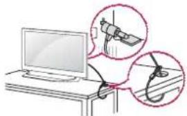 LG 65UF7769 - Using the kensington security system - 1
