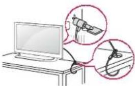 LG 65UF7769 - Verwenden des Kensington-Sicherheitssystems - 2
