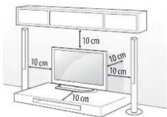LG 65UF7769 - Cómo fijar la TV a una pared - 1