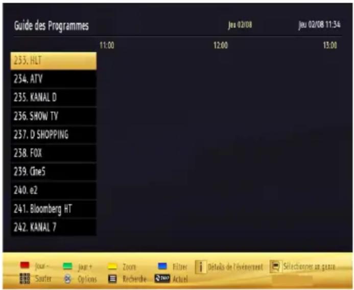 AKAI AL4008TBK - Guide électronique de programmes (EPG) - 1