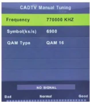 DENVER LED5568T2CS - Syntonisation manuelle DTV - 2