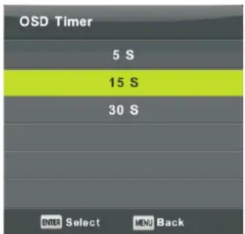 DENVER LED4067T2CS - Minuteur OSD - 1