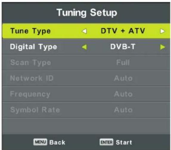 DENVER LED3266T2CS - Syntonisation automatique d'antenne (DVB-T) : - 1