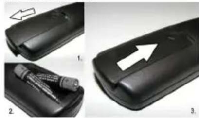 BRANDT B2420HD - Vložte batérie do dial'kového - 1