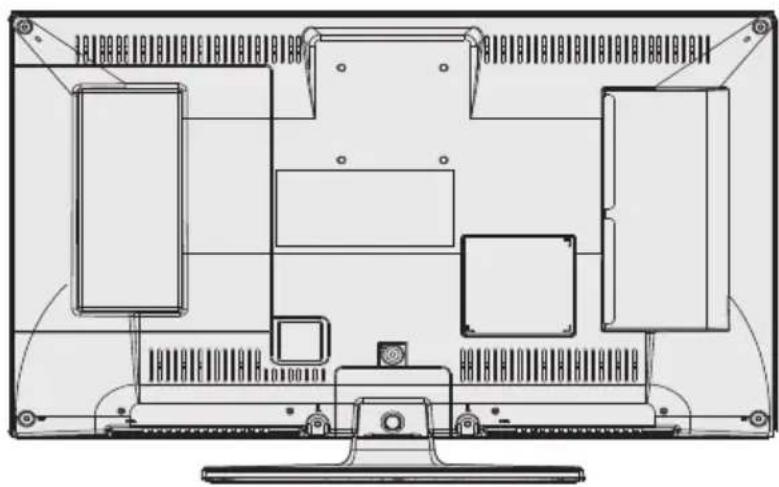 BRANDT B2420HD - Odstranění stojanu - 1