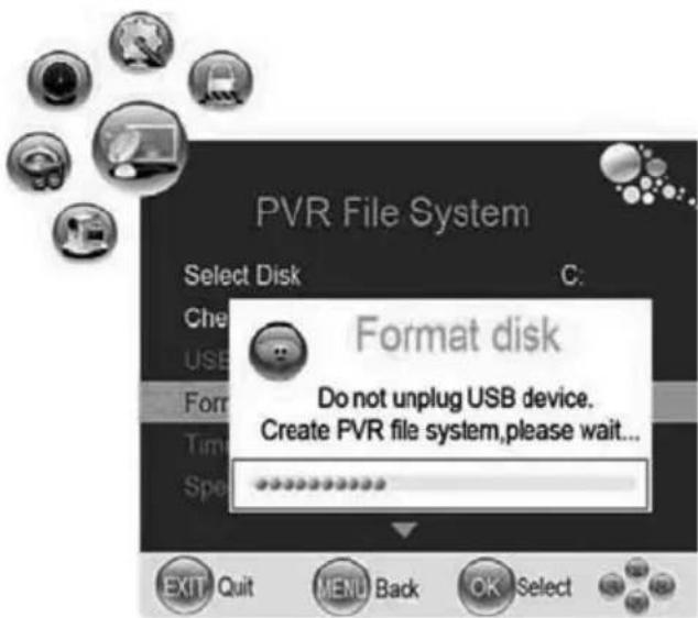 AKAI DLCE2251SW - Vérifier système fichiers PVR - 2