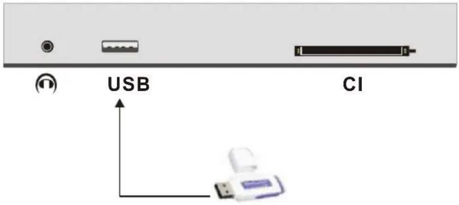 AKAI DLCE2251SK - Connexion USB - 1