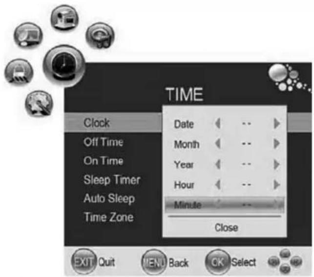 AKAI DLCE2251SK - Menu Temps - 1