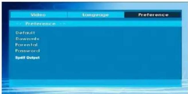 LENCO DVL2494 - Preferences - 1