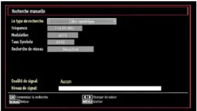 LENCO DVL2494 - Recherche manuelle du cable numérique - 1