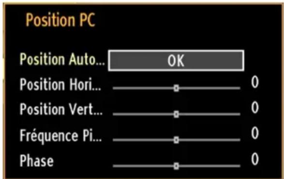 LENCO DVL2494 - Réglages de l'image du PC - 1