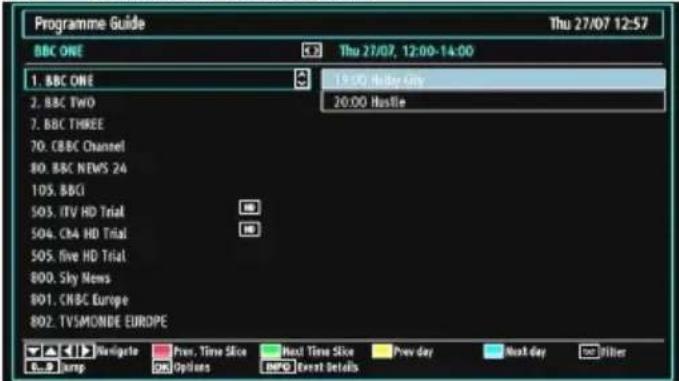 LENCO DVL2494 - EPG Channel Schedule - 1