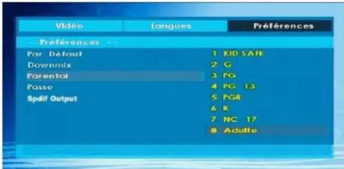 LENCO DVL2494 - CONTROLE PARENTAL (Niveau Parental) - 1