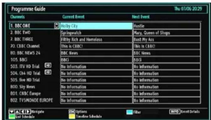 LENCO DVL2494 - EPG Now and Next - 1