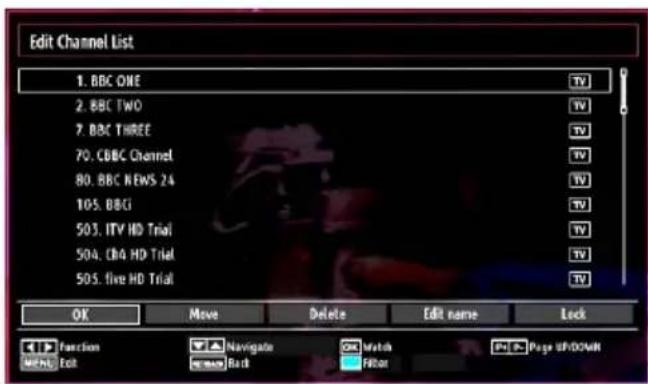 LENCO DVL2694 - Operating the Channel List - 1