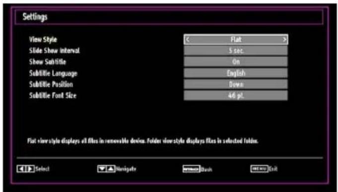 LENCO DVL2694 - Media Browser Settings - 1