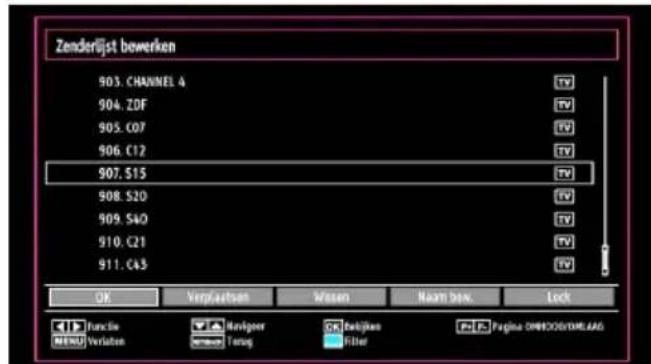 LENCO DVL2694 - Zenders beheren - Kanalenlijst - 2