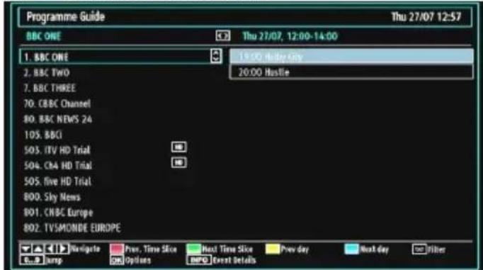 LENCO DVL2694 - EPG Channel Schedule - 1