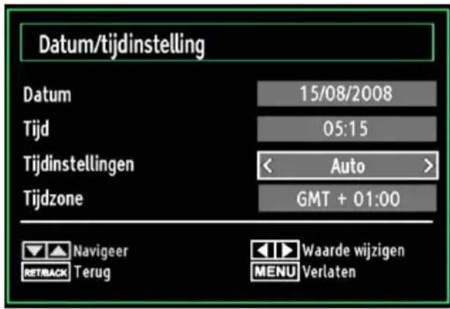 LENCO DVL2694 - De datum-/tijdsinstalleng configureren - 1