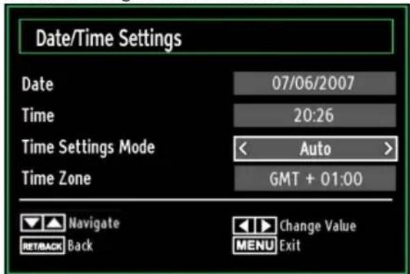 LENCO DVL2694 - Configuring Date/Time Settings - 1