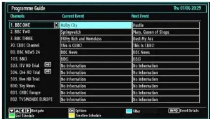 LENCO DVL2694 - EPG Now and Next - 1